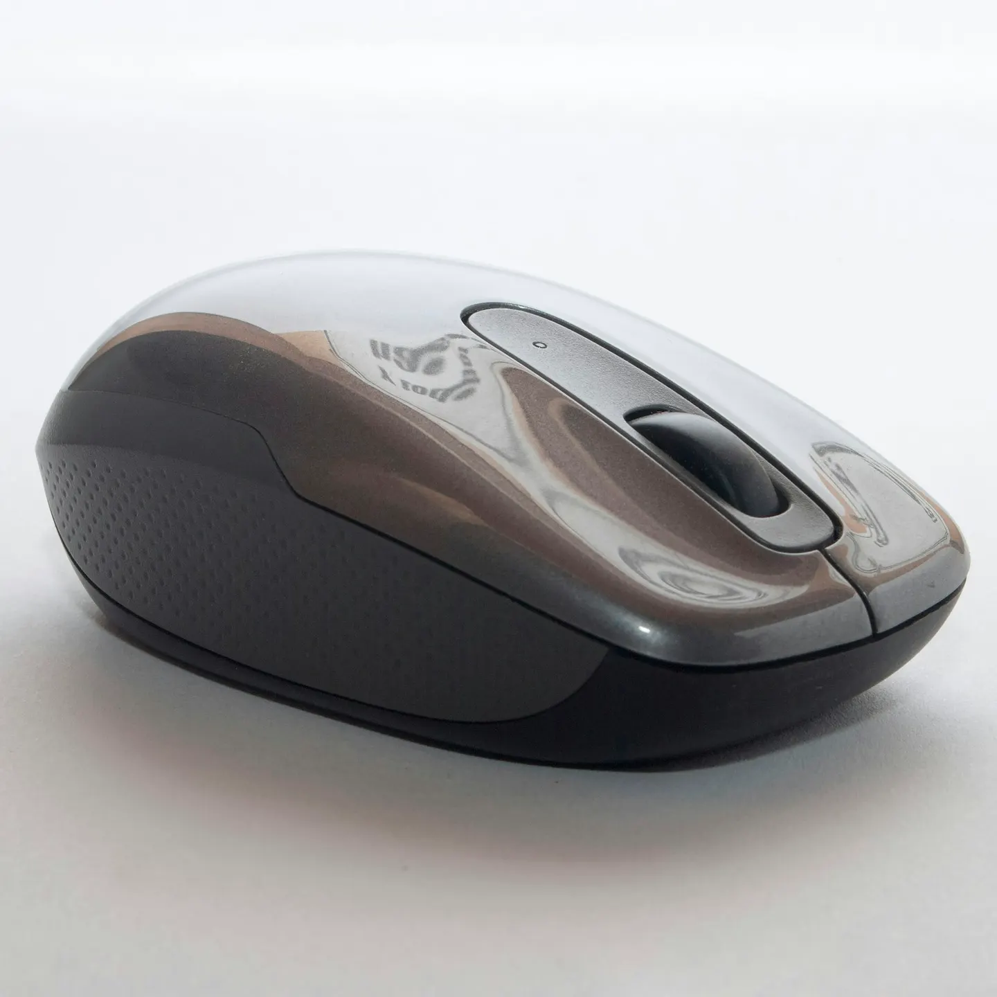 Rato sem fios ergonómico cinzento