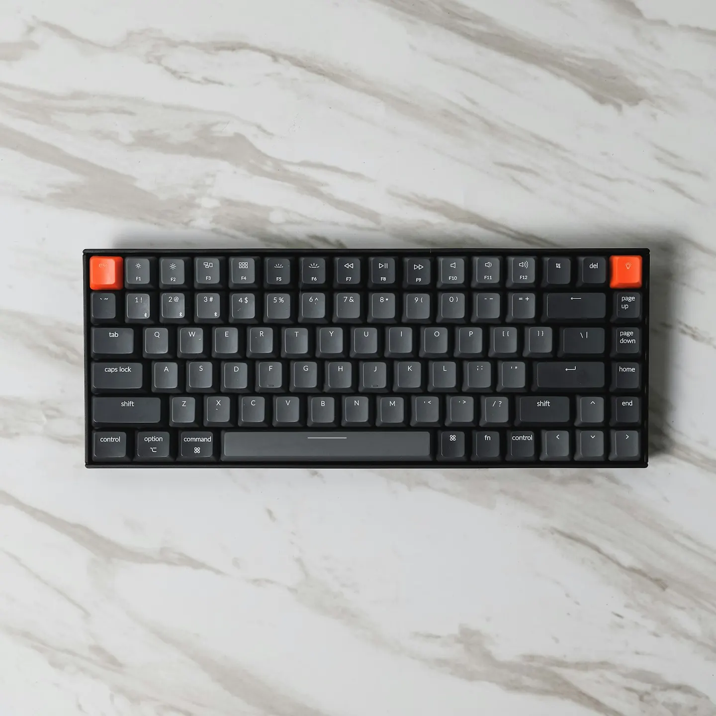 Teclado mecânico compacto preto